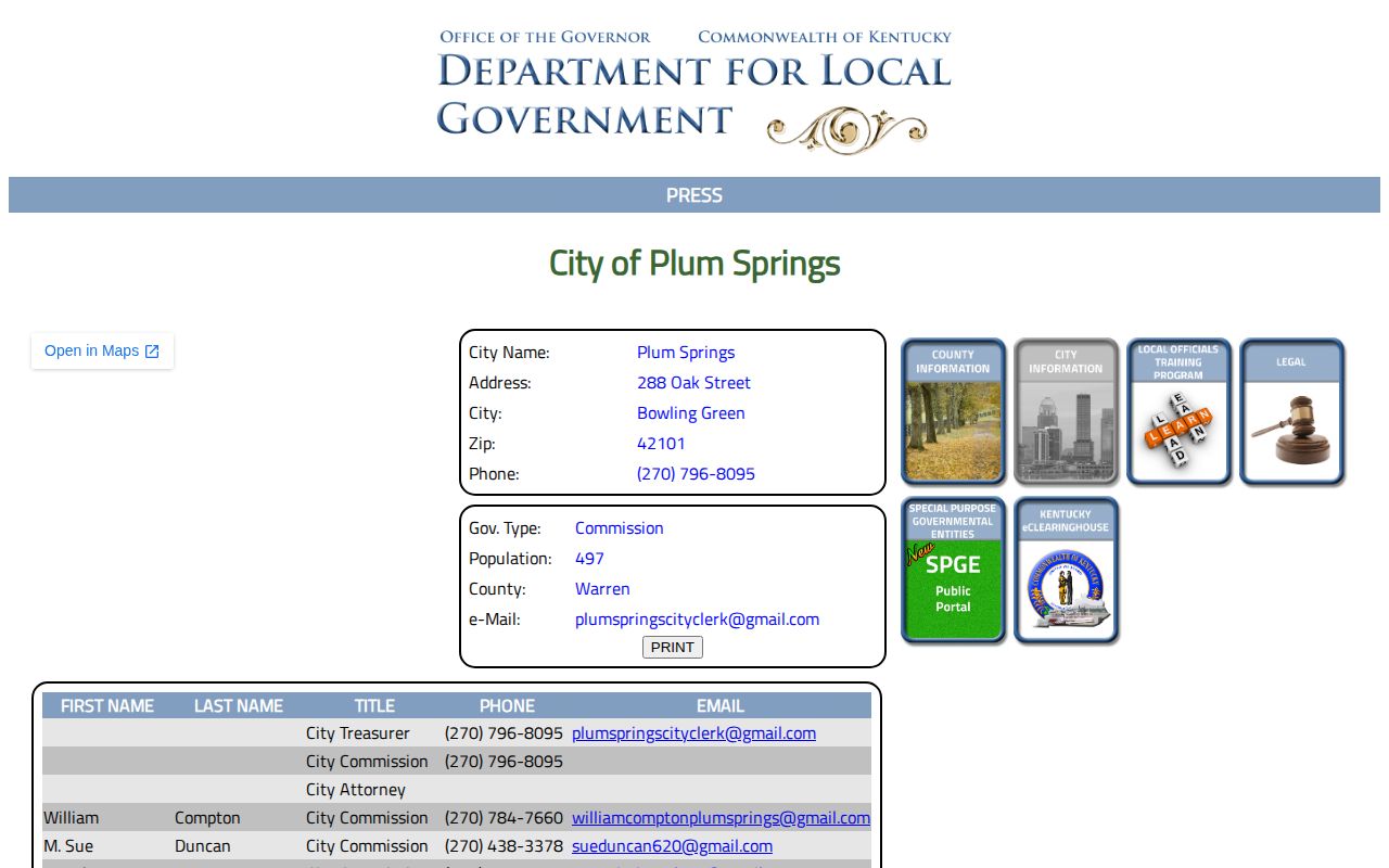 Plum Springs city contact source for busted mugshots and arrest records